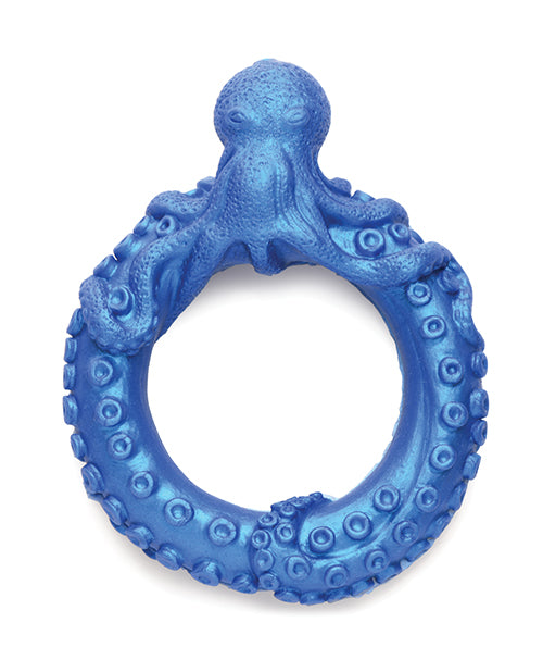 Creature Cocks Poseidon's Octo Silicone Cock Ring - Blue - Image 2