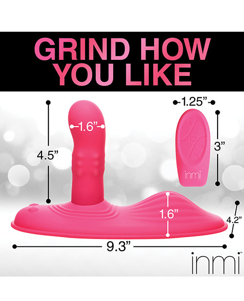 Inmi Spin N' Grind Rotating & Vibrating Silicone Grinder - Pink - Image 6