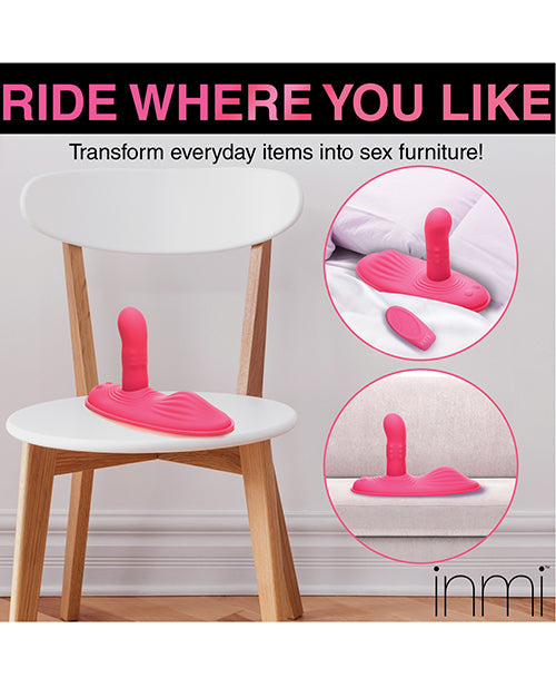 Inmi Spin N' Grind Rotating & Vibrating Silicone Grinder - Pink - Image 7