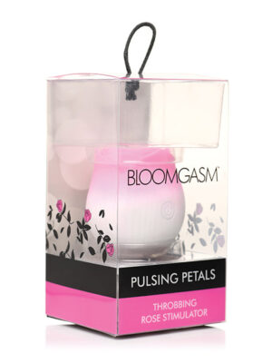 Bloomgasm Pulsing Petals Throbbing Rose Stimulator - Pink