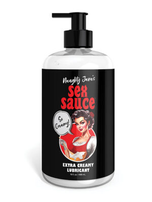 Naughty Jane's Sex Sauce Extra Creamy Lubricant - 16 oz