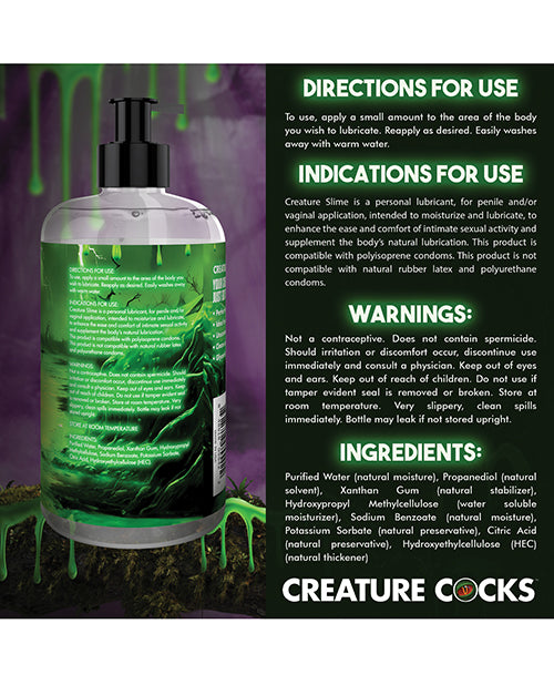 Creature Cocks - Creature Slime Water-Based Lubricant 16 oz - Image 2