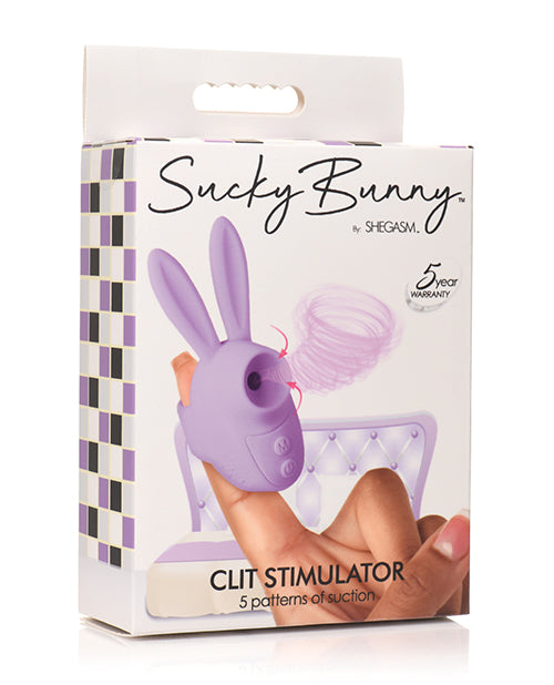 Shegasm Sucky Bunny Clit Stimulator – Purple