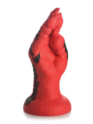 Creature Cocks Demon Claw Fisting Silicone Dildo - Red