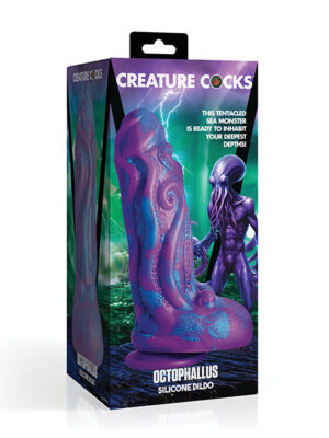 Creature Cocks Octophallus Silicone Dildo - Purple/Blue