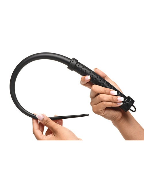 Master Series Viper Tail Silicone Whip – Black