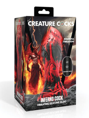 Creature Cocks - Inferno Cock Vibrating Silicone Dildo