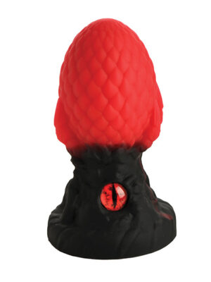 Creature Cocks - Eye of the Dragon Silicone Butt Plug - Red