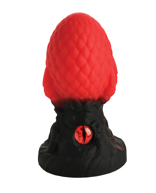 Creature Cocks – Eye of the Dragon Silicone Butt Plug – Red