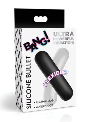 Bang! Flexible Silicone Bullet - Black