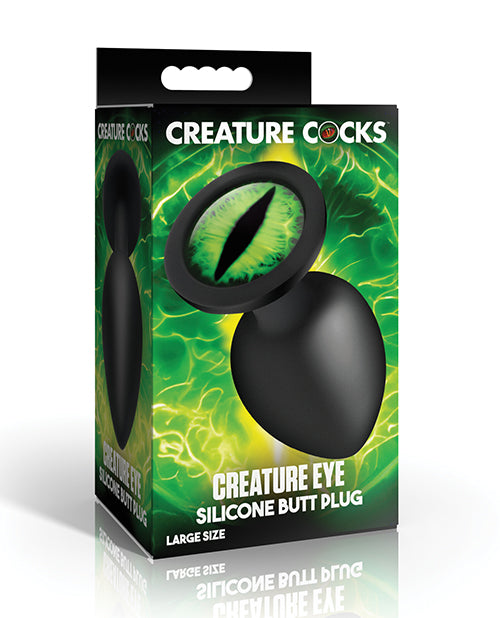 Creature Eye Green Eye Silicone Butt Plug – Large