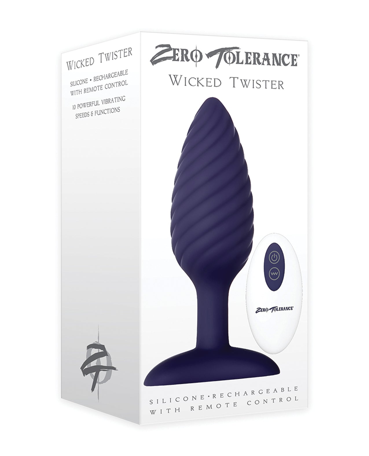 Zero Tolerance Wicked Twister Anal Rechargeable – Purple