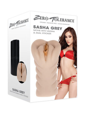 Zero Tolerance Sasha Grey Movie w/Vagina & Anal Stroker - Light
