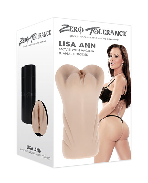 Zero Tolerance Lisa Ann Movie w/Vagina & Anal Stroker – Light