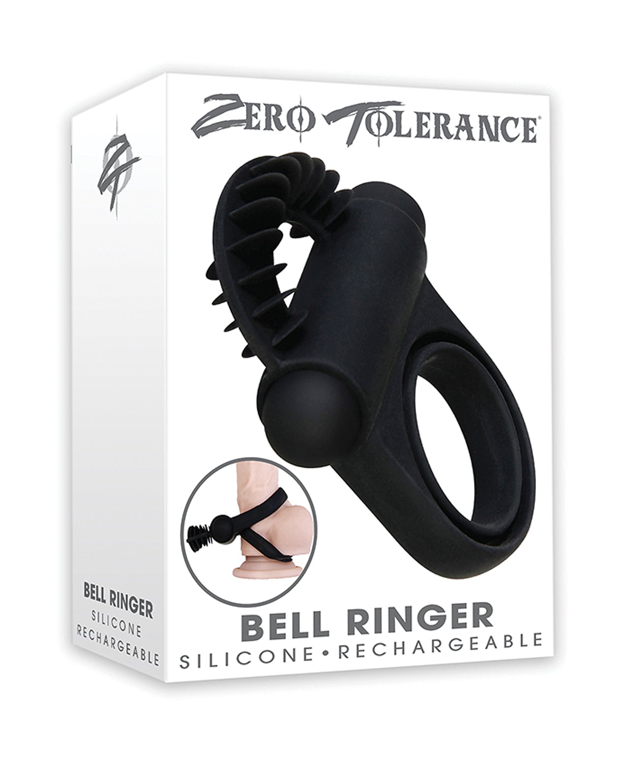 Zero Tolerance Bell Ringer Cock Ring – Black