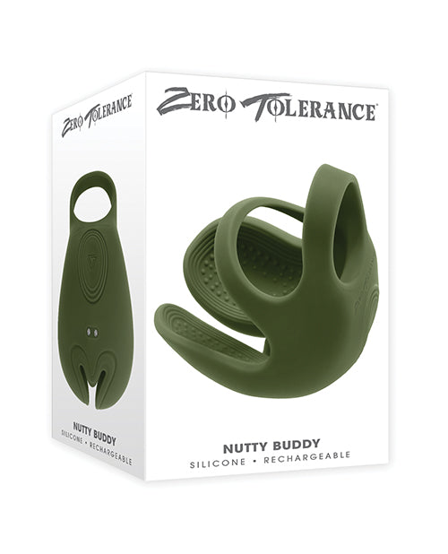 Zero Tolerance Nutty Buddy Cock & Ball Vibrator – Green