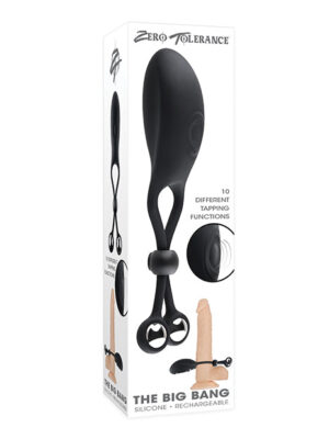 Zero Tolerance The Big Bang Adjustable Tapping Ring w/Steel Balls - Black